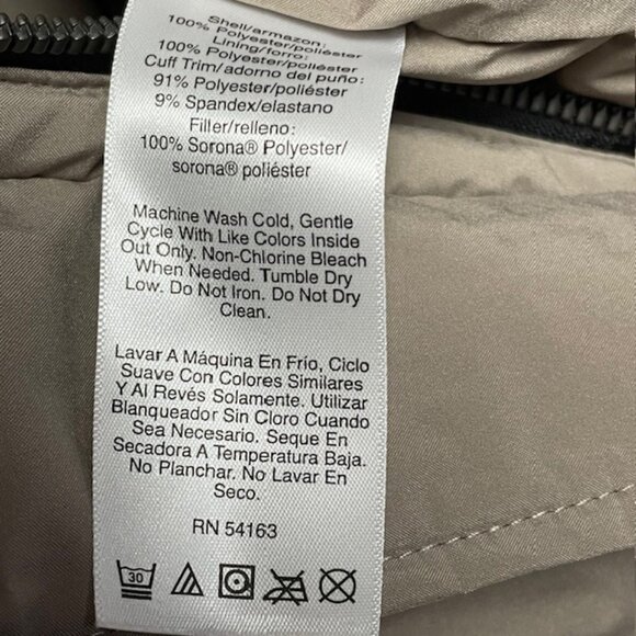 DKNY Tan Puffer Jacket - Picture 11 of 12